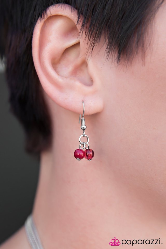 Paparazzi ~ Color My World - Red Necklace