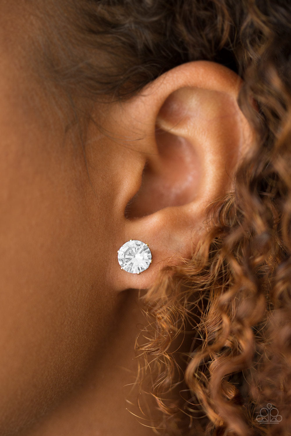 Paparazzi ~ Just In TIMELESS - Gold Post Earrings