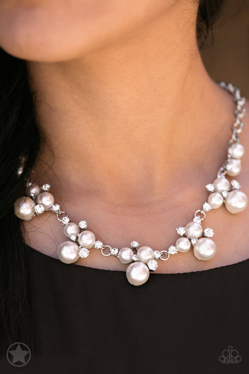 Paparazzi ~ Toast To Perfection - White Necklace