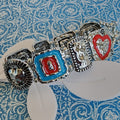 Paparazzi ~ Hammered History - Red Bracelet