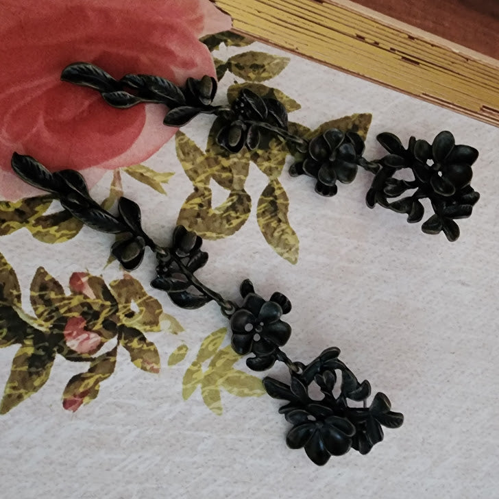 Paparazzi ~ Generous Garden - Brass Post Earrings
