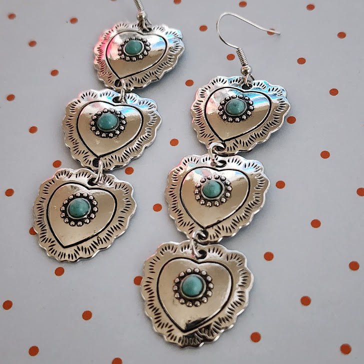 Paparazzi ~ Vintage Allure - Blue Earrings