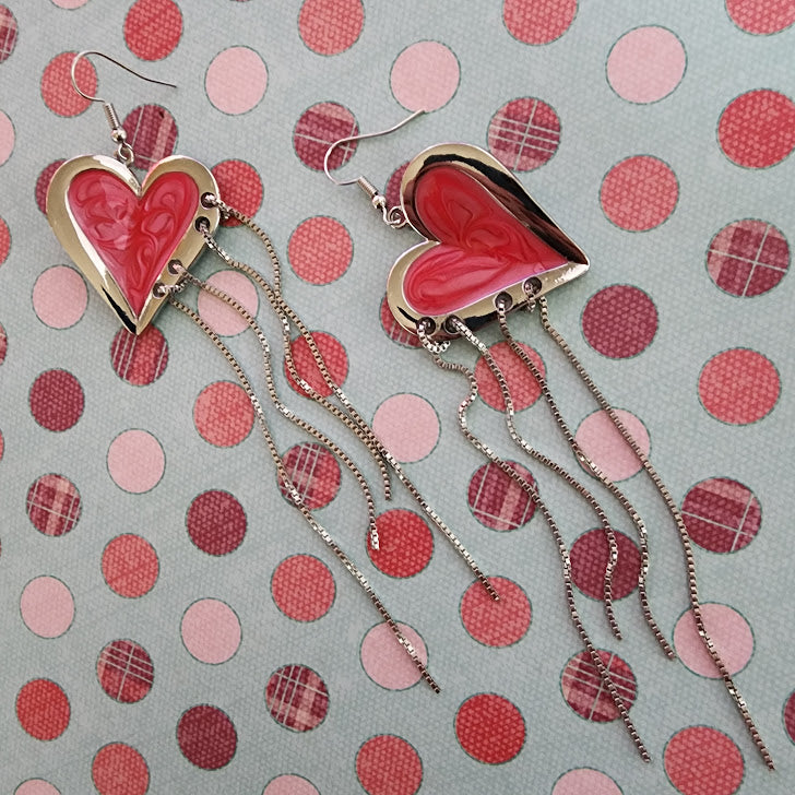Paparazzi ~ Sweetheart Specialty - Pink Earrings