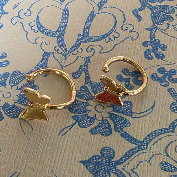 Paparazzi ~ Aerial Attitude - Gold Post Earrings