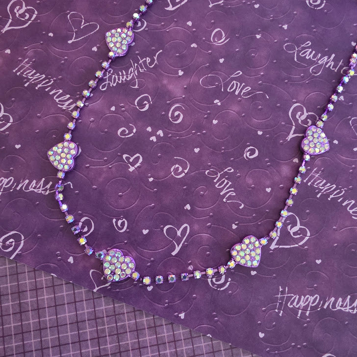 Paparazzi ~ Homecoming Hearts - Purple Necklace
