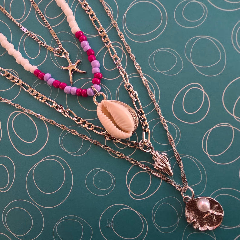 Paparazzi ~ Oceanic Obligato - Purple Necklace