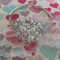 Paparazzi ~ Royal Red Carpet - White Bracelet