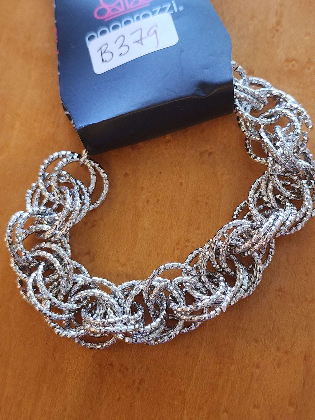 Paparazzi ~ Audible Shimmer - Silver Bracelet