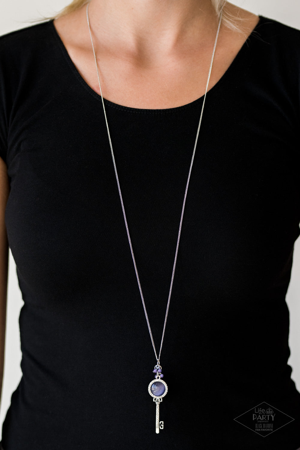 Paparazzi ~ Unlock Every Door - Purple Necklace