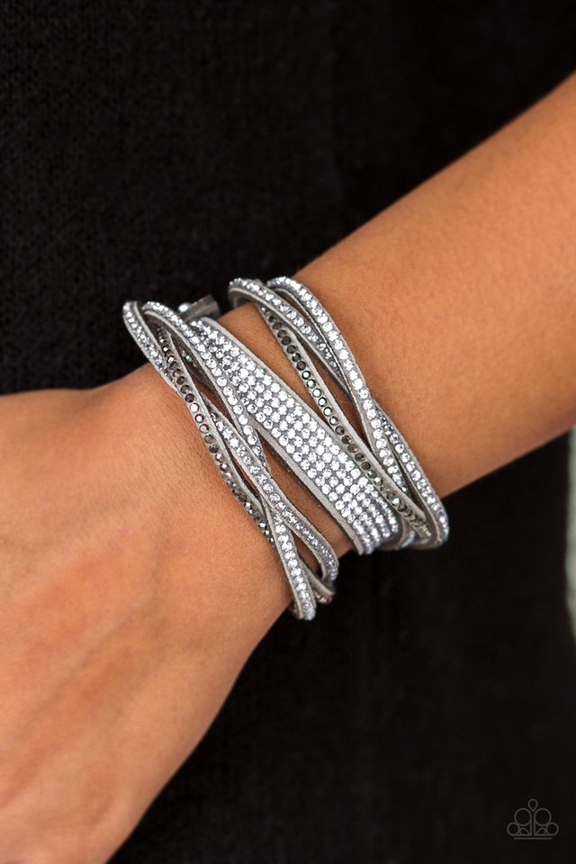 Paparazzi ~ Taking Care Of Business - Silver Bracelet