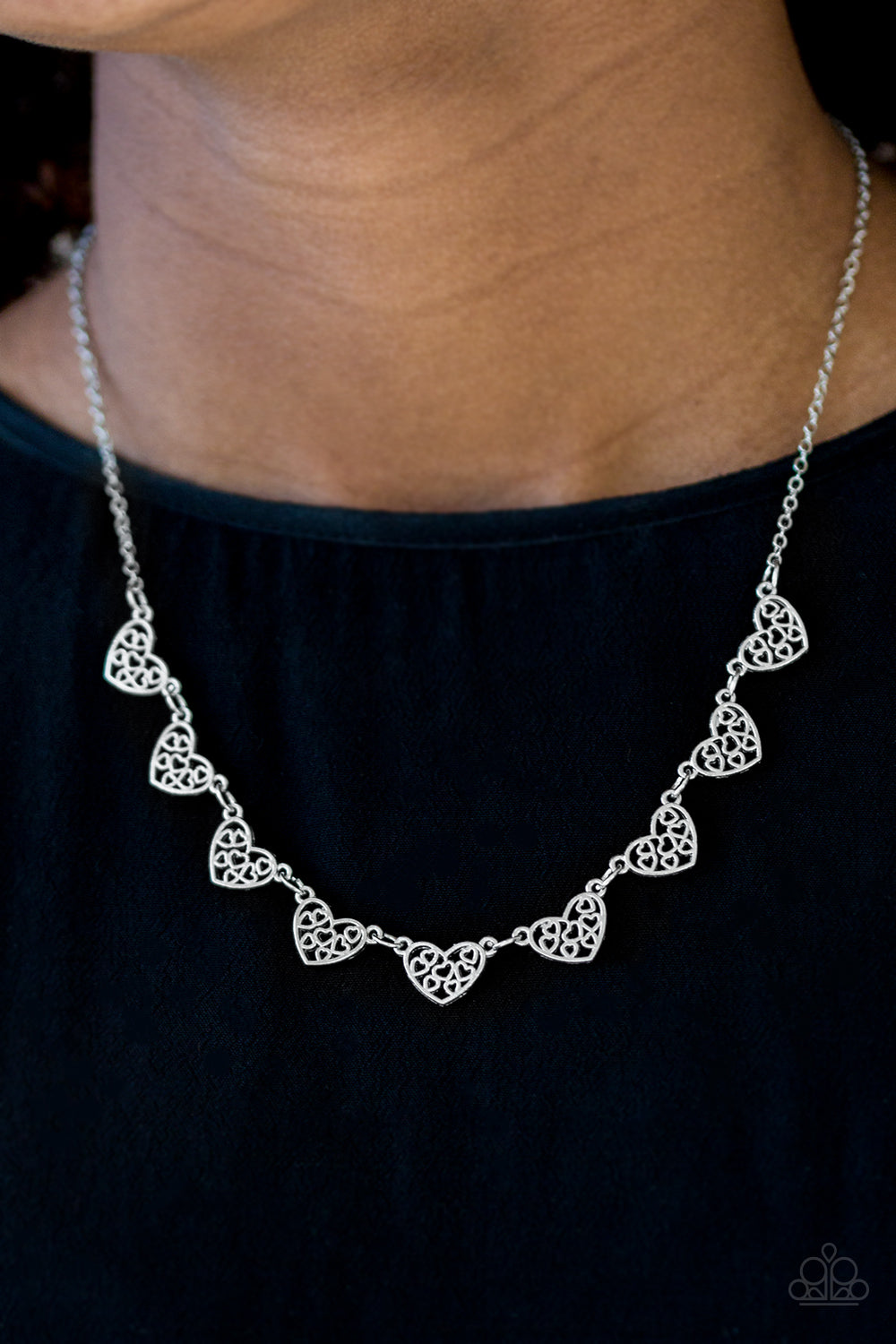 Paparazzi ~ Love and Devotion - Silver Necklace