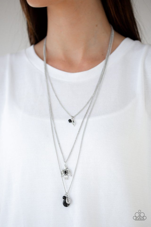 Paparazzi ~ Soar With The Eagles - Black Necklace