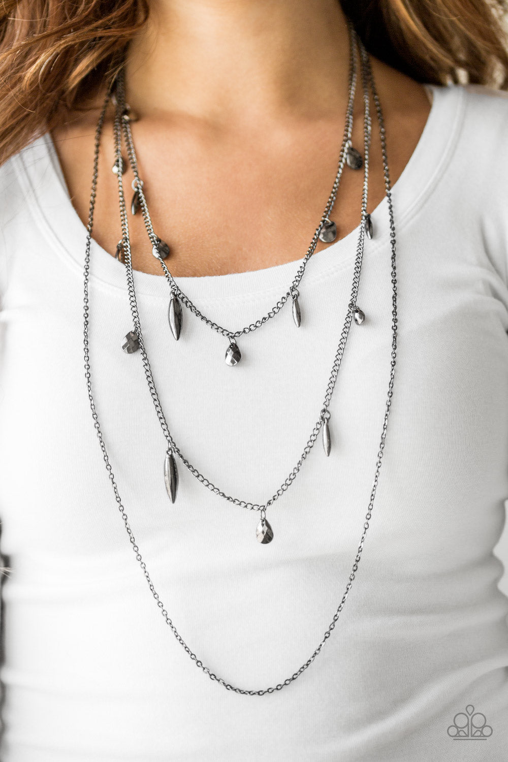 Paparazzi ~ Bravo Bravado - Black Necklace