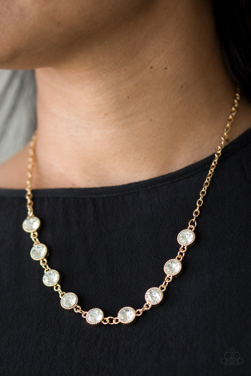 Paparazzi ~ Starlit Socials - Gold Necklace