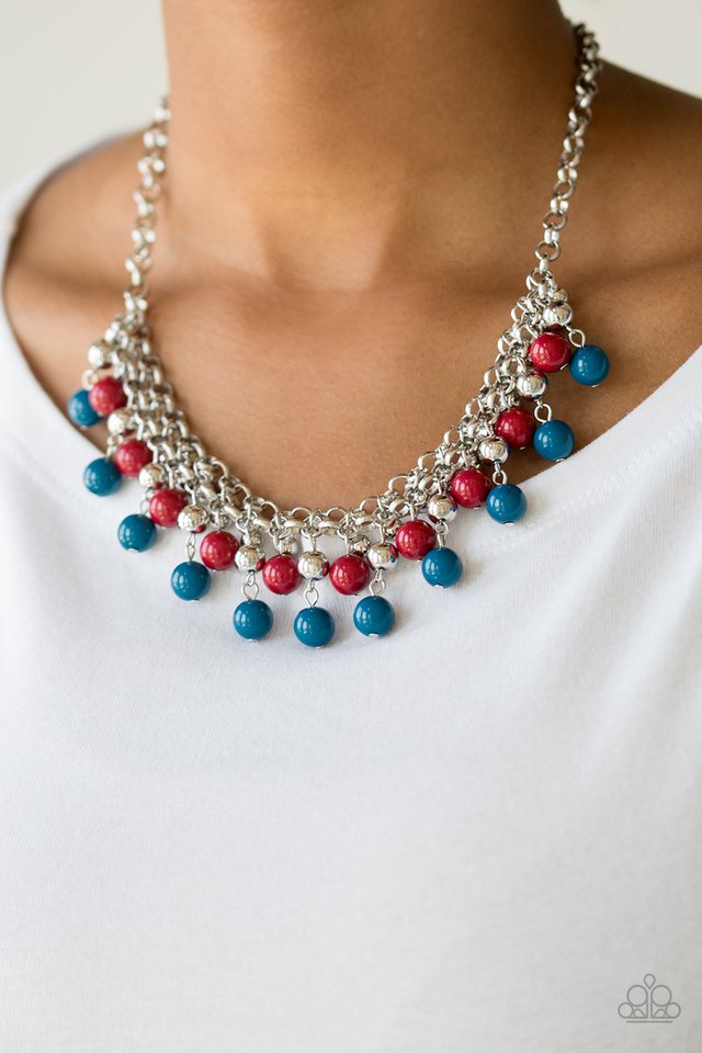 Paparazzi ~ Friday Night Fringe - Multi Necklace