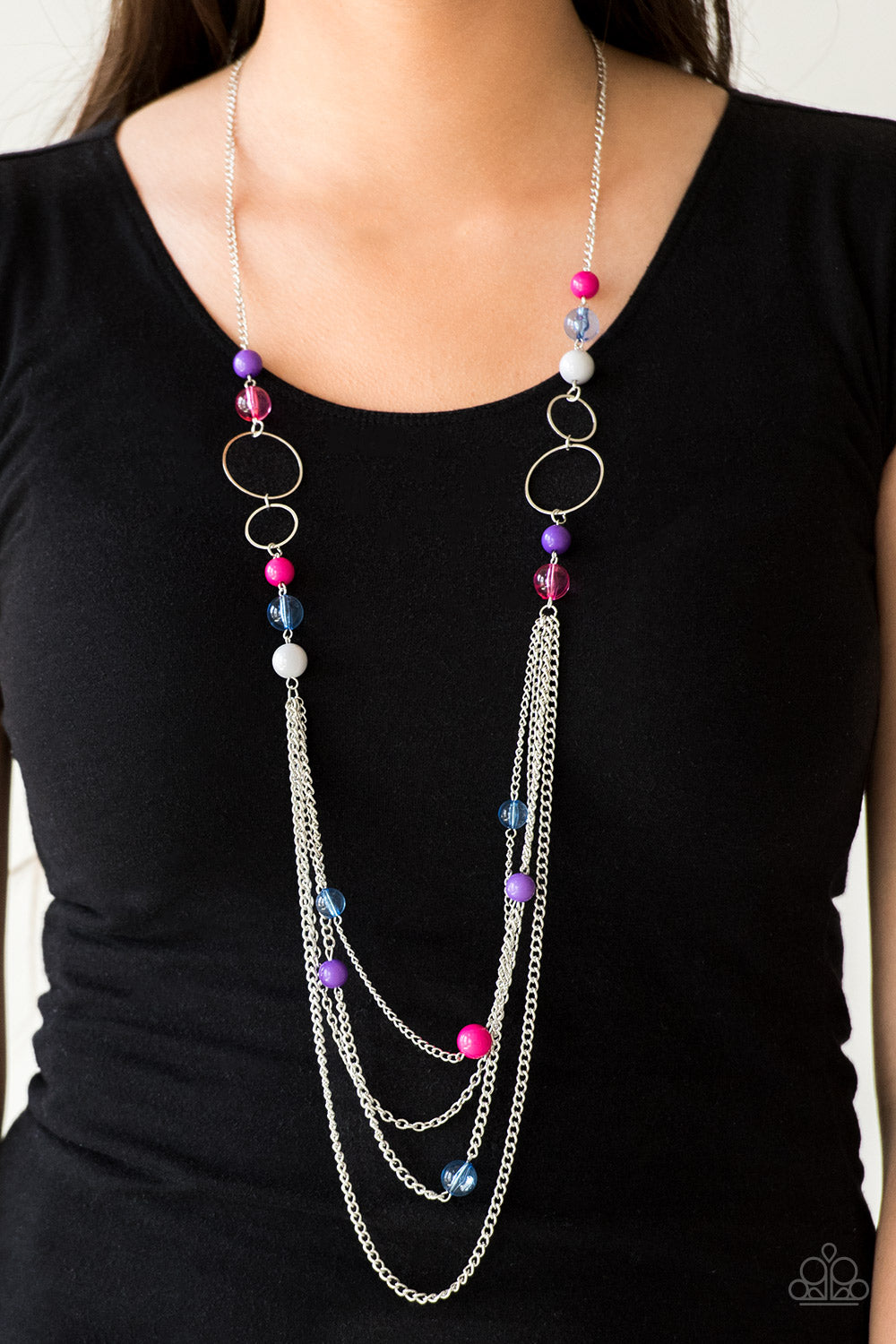 Paparazzi ~ Bubbly Bright - Multi Necklace