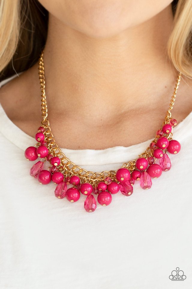 Paparazzi ~ Tour de Trendsetter - Pink Necklace
