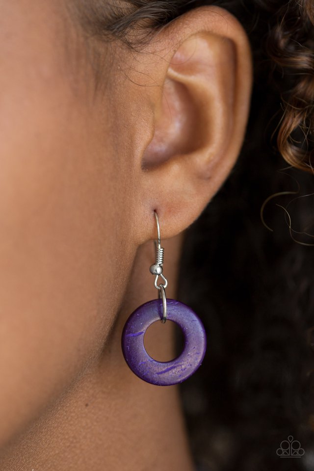 Paparazzi ~ Waikiki Winds - Purple Necklace