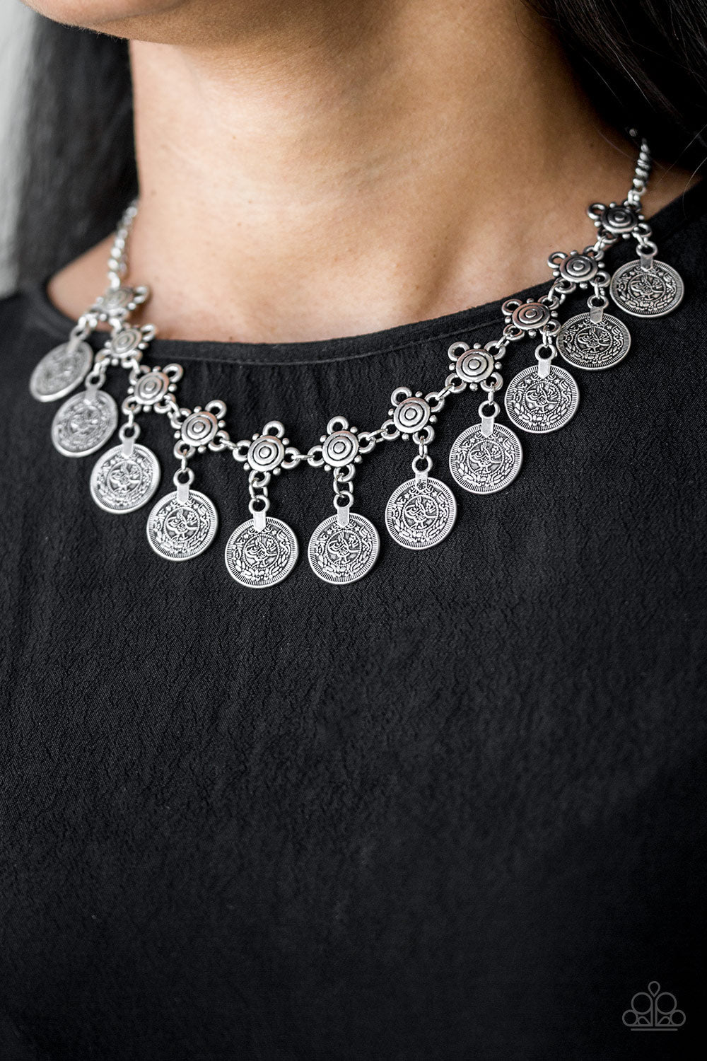 Paparazzi ~ Walk The Plank - Silver Necklace