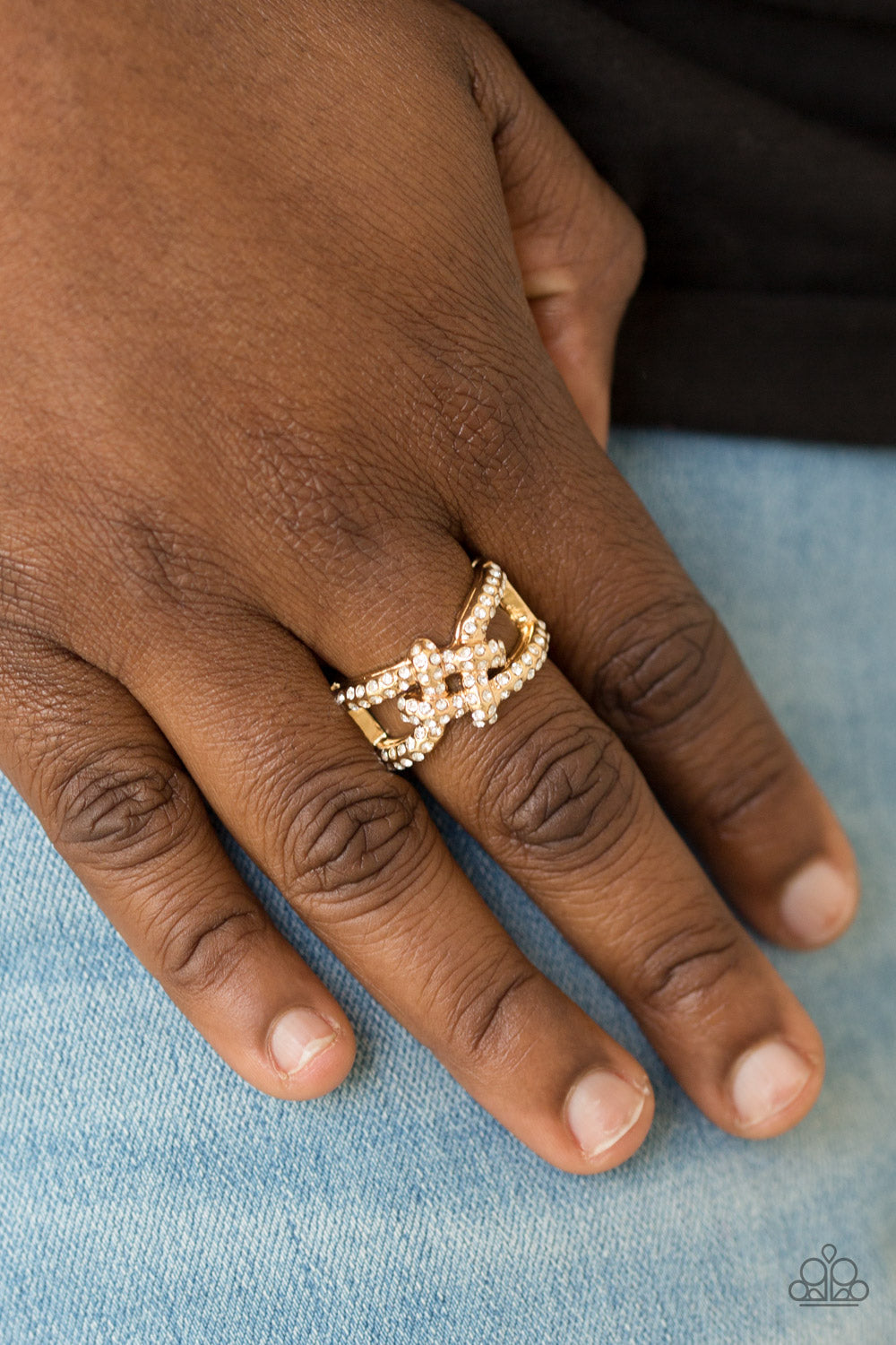 Paparazzi ~ Can Only Go UPSCALE From Here - Gold Ring