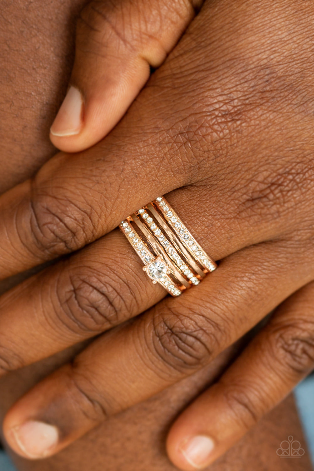 Paparazzi ~ The Dealmaker- Rose Gold Ring