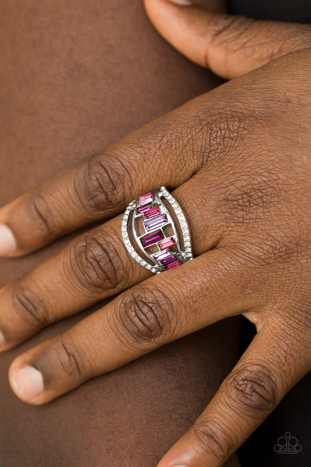 Paparazzi ~ Treasure Chest Charm - Purple Ring