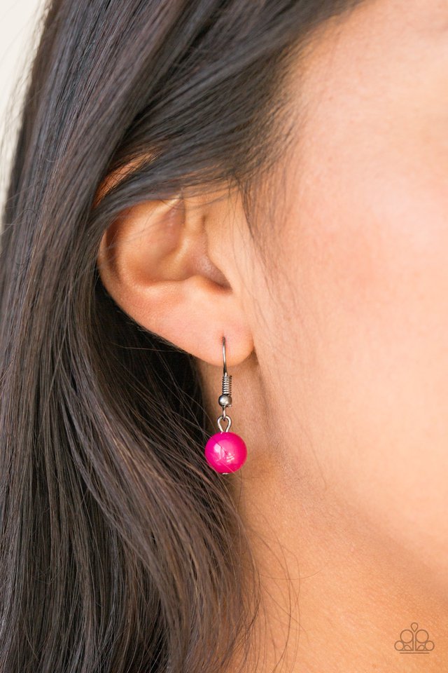 Paparazzi ~ Watch Me Now - Pink Necklace
