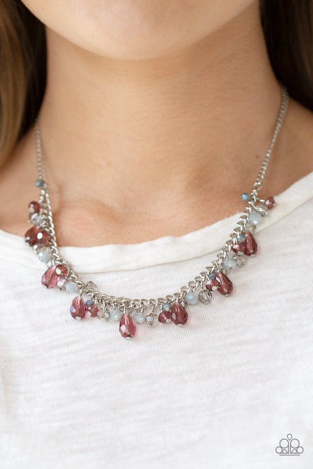 Paparazzi ~ Courageously Catwalk - Purple Necklace