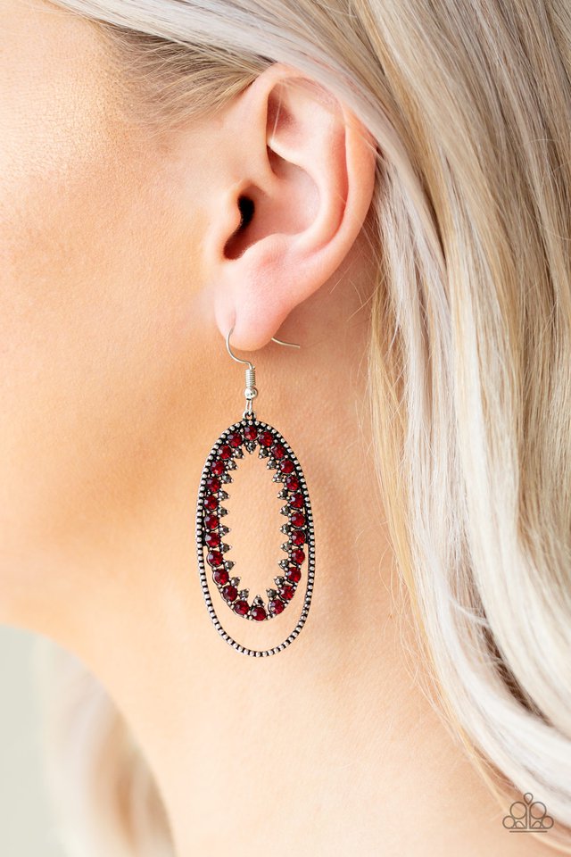 Paparazzi ~ Marry Into Money - Red Earrings