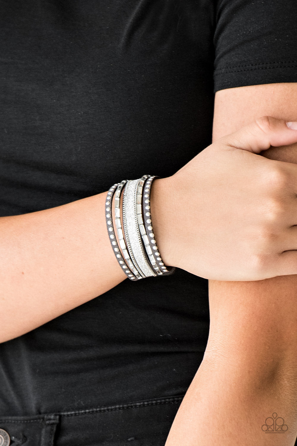 Paparazzi ~ Seize The Sass - Silver Bracelet