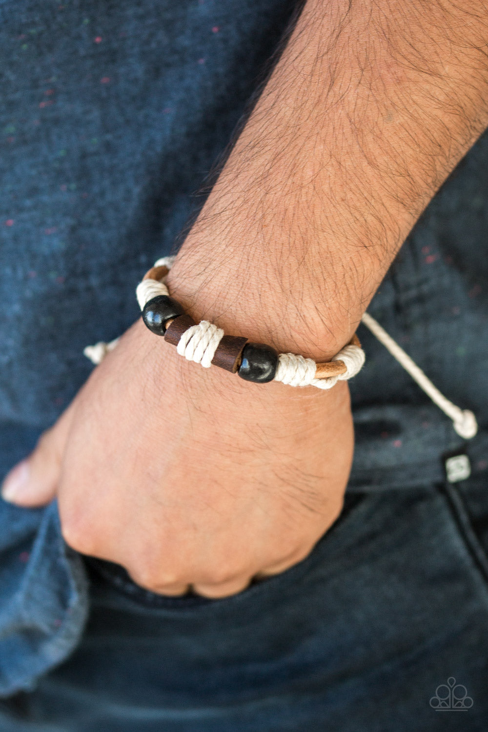 Paparazzi ~ Back In The Backwoods - Black Bracelet