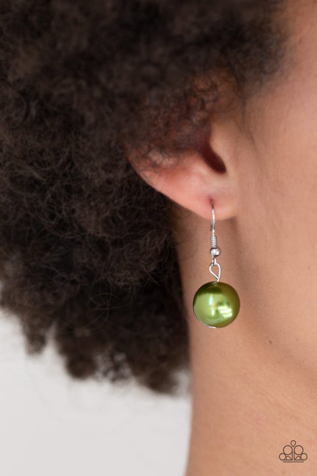 Paparazzi ~ Take Note - Green Necklace