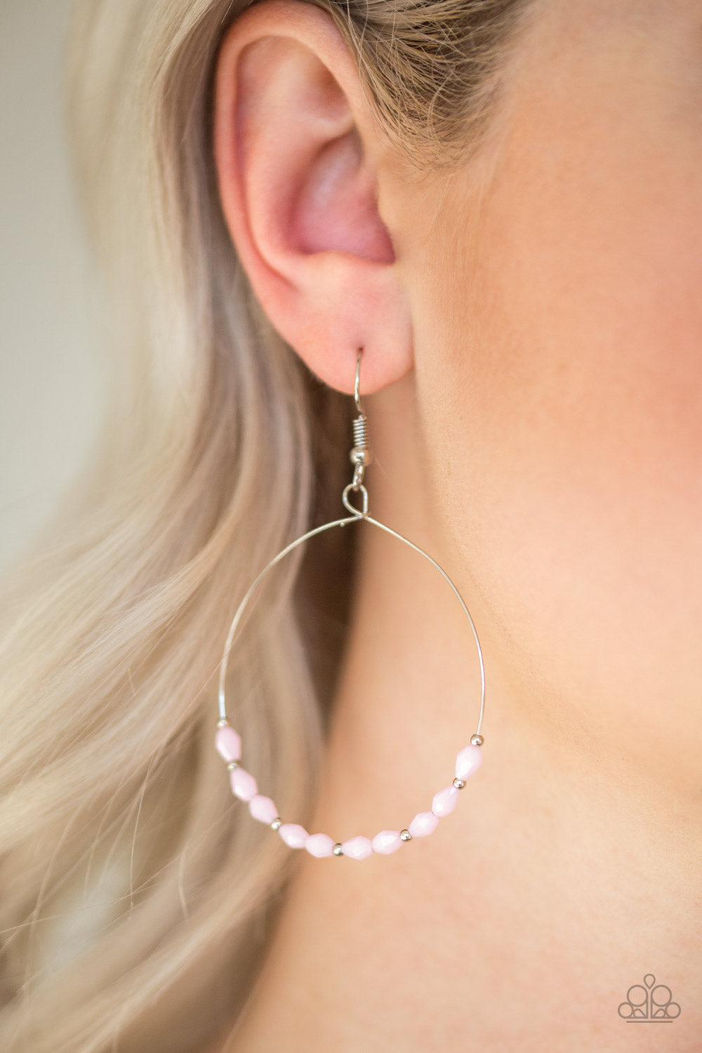 Paparazzi ~ Prize Winning Sparkle - Pink Earrings