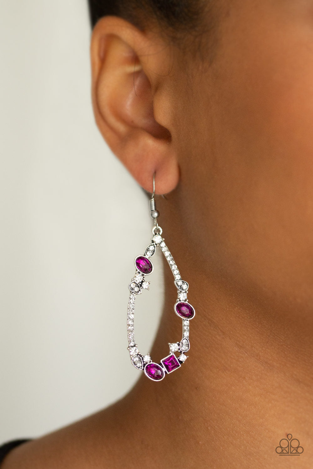 Paparazzi ~ Quite The Collection - Pink Earrings