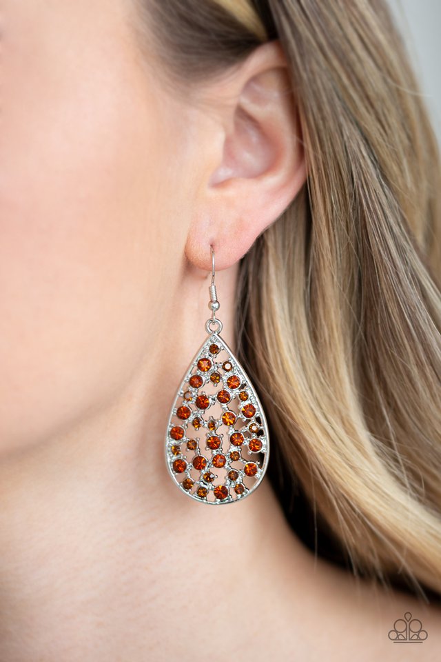 Paparazzi ~ Call Me Ms. Universe - Brown Earrings