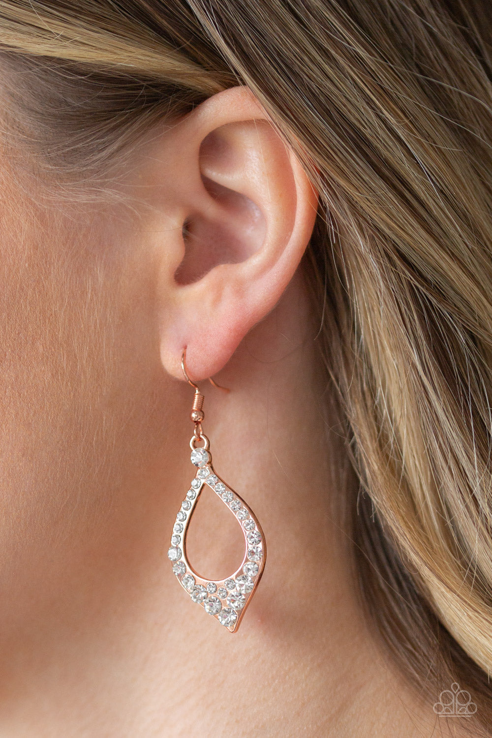 Paparazzi ~ Finest First Lady - Copper Earrings