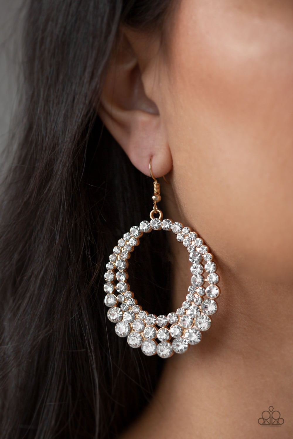 Paparazzi ~ Universal Shimmer - Gold Earrings