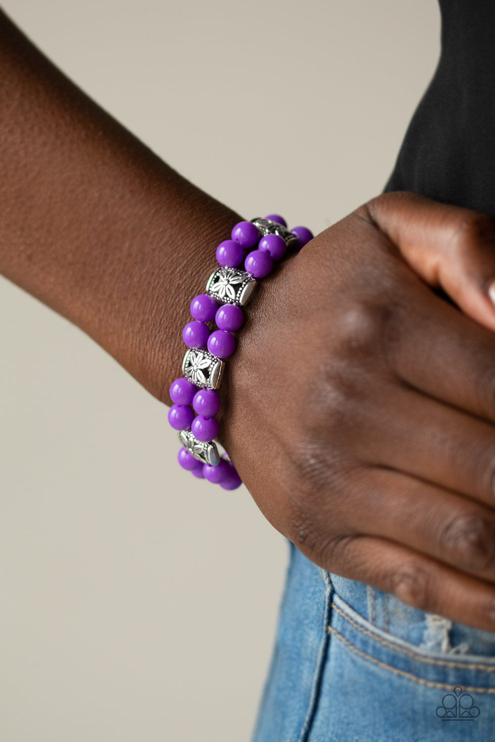 Paparazzi ~ Daisy Debutante - Purple Bracelet