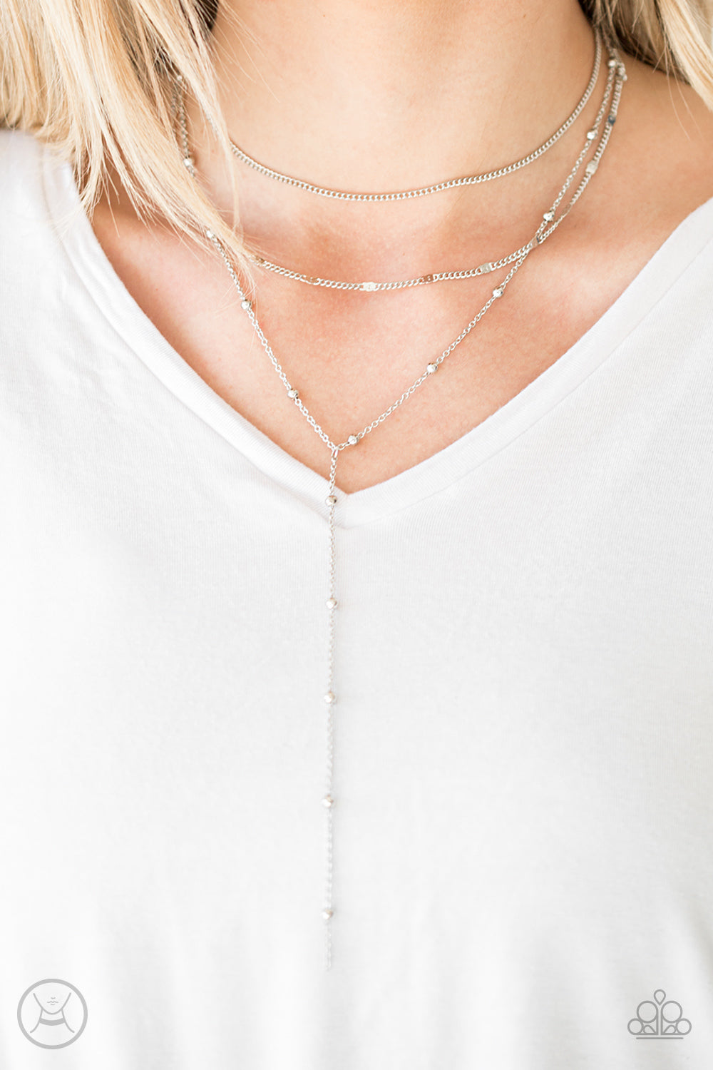 Paparazzi ~ Think Like A Minimalist - Silver Necklace