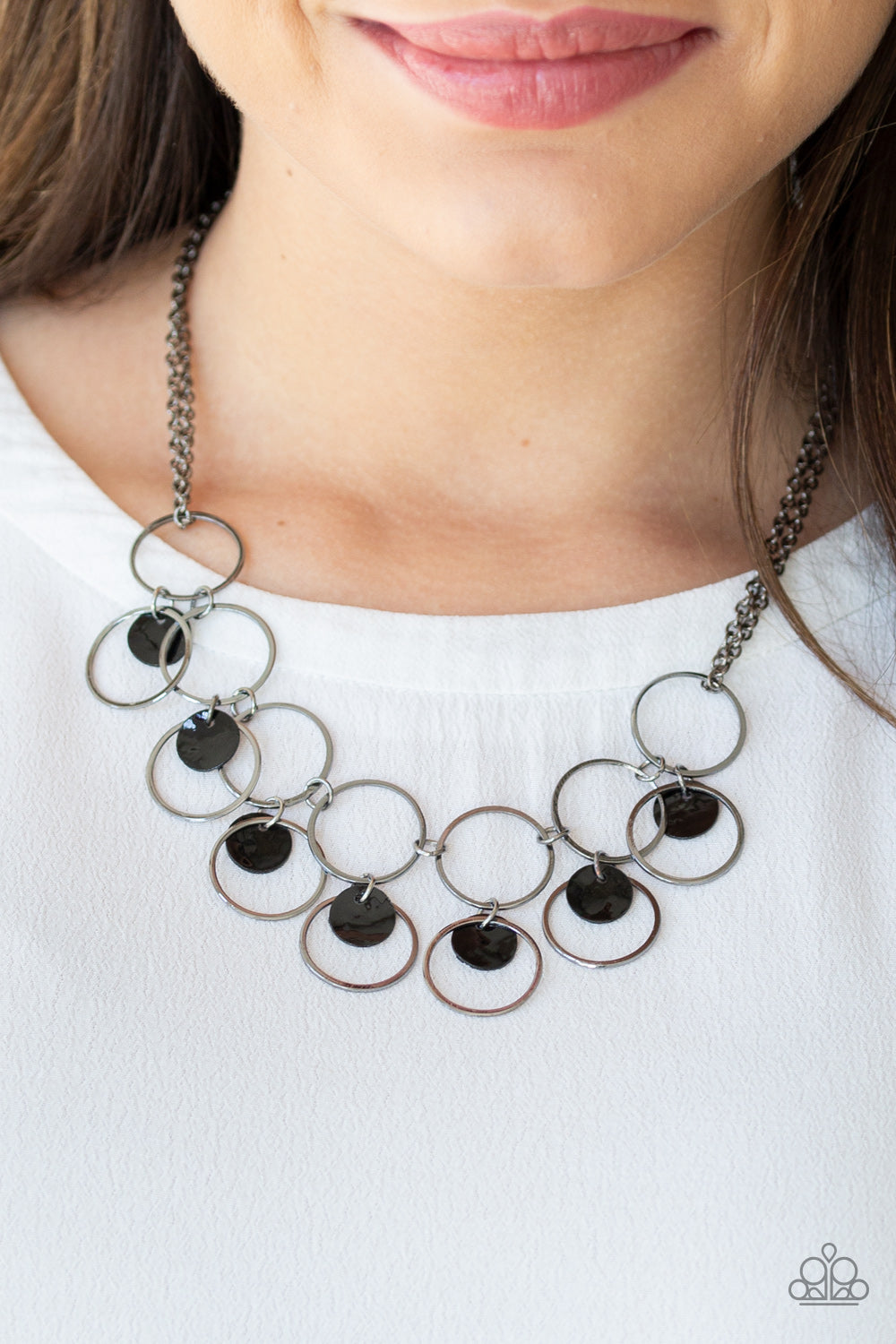 Paparazzi ~ Ask and You SHELL Receive - Black Necklace