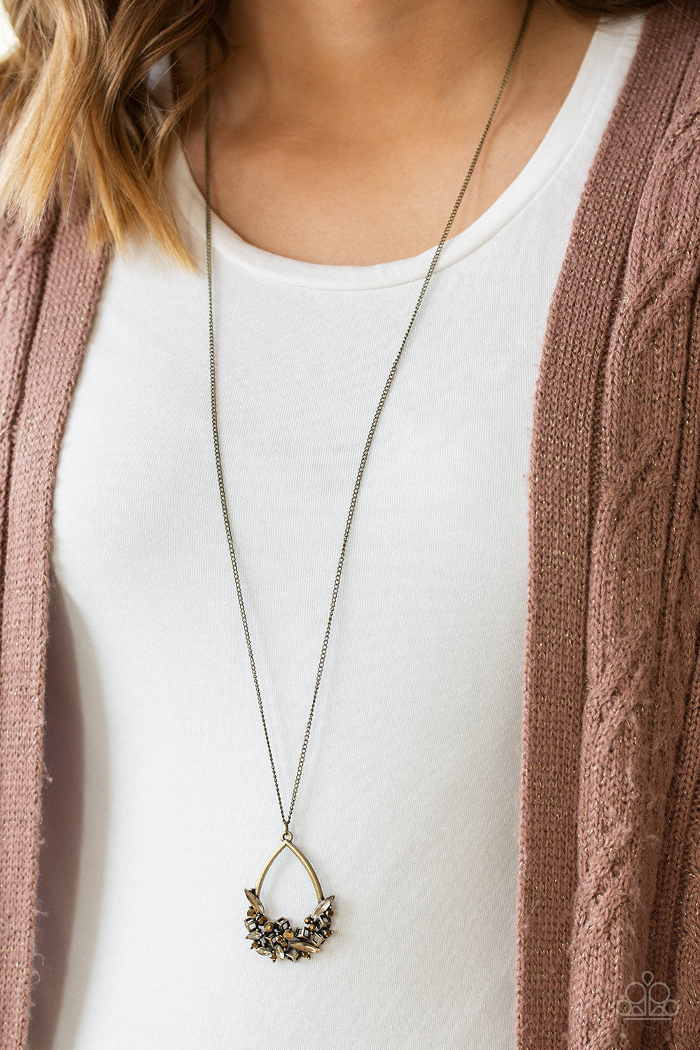 Paparazzi ~ Couture Crash Course - Brass Necklace