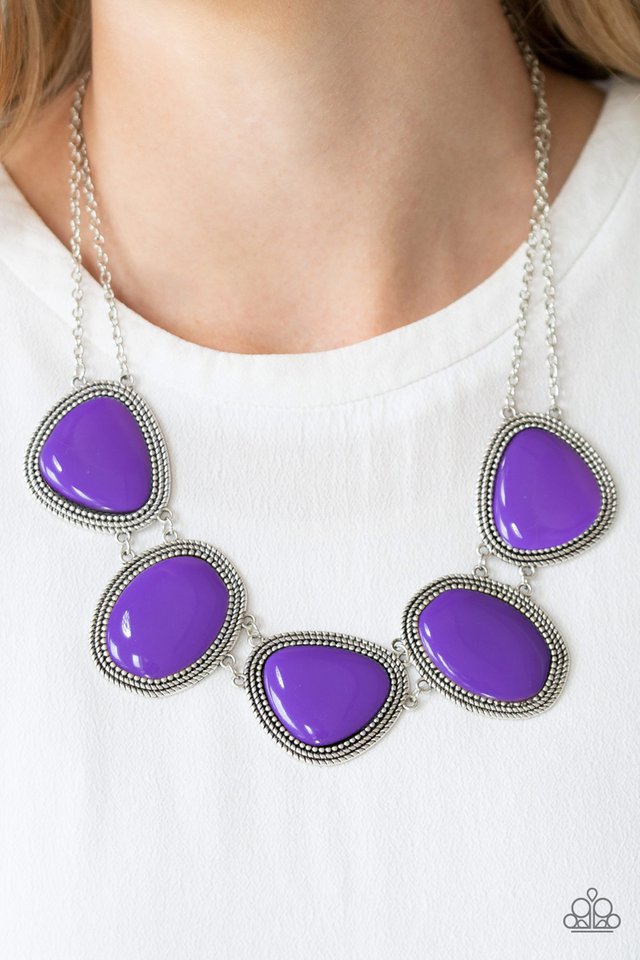 Paparazzi ~ Viva La VIVID - Purple Necklace