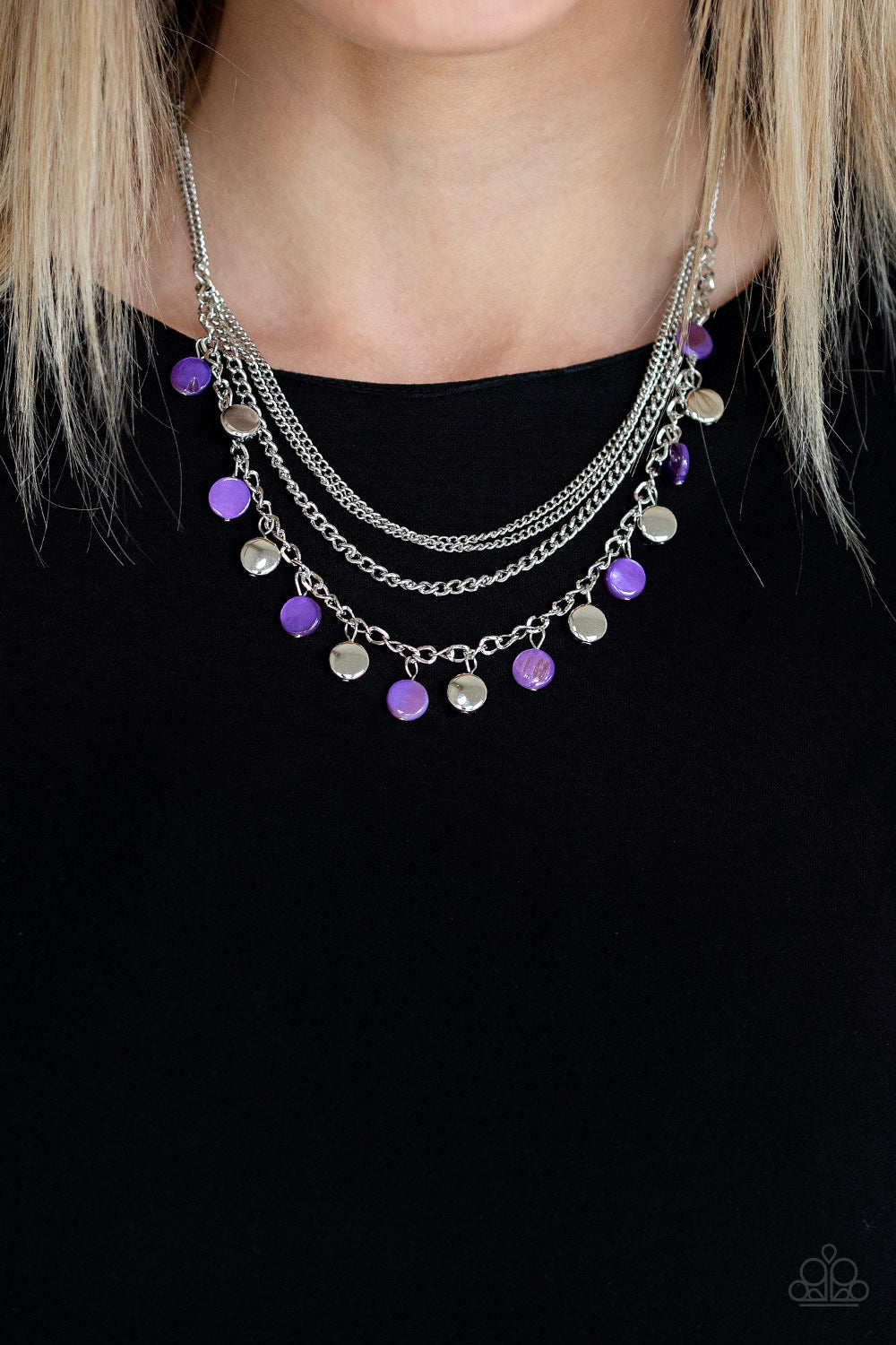 Paparazzi ~ Beach Flavor - Purple Necklace