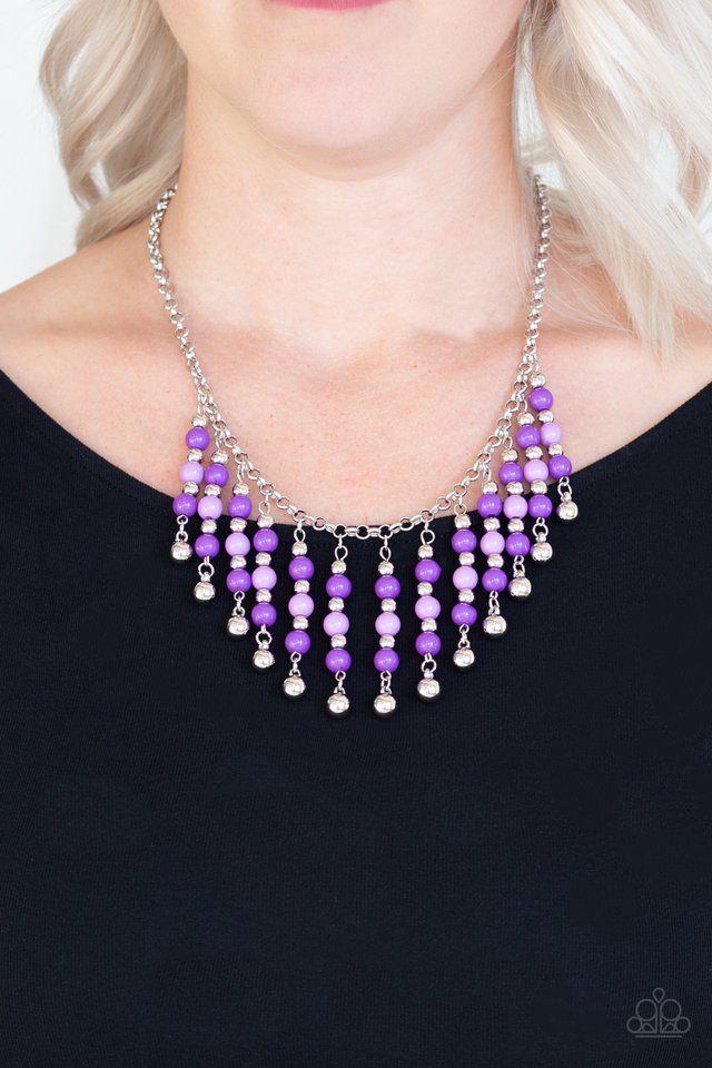 Paparazzi ~ Your SUNDAES Best - Purple Necklace