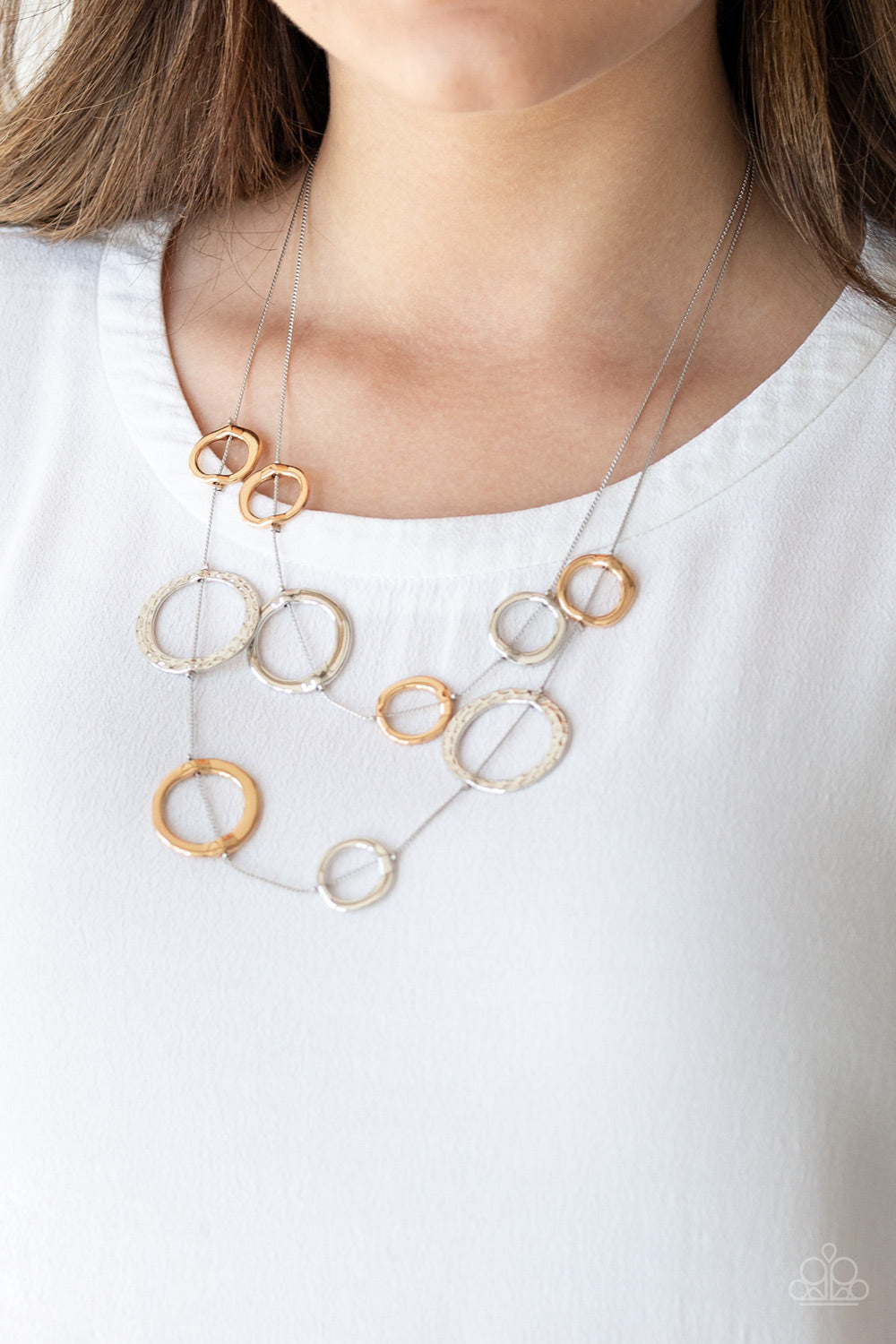 Paparazzi ~ Ageless Aesthetics - Silver Necklace