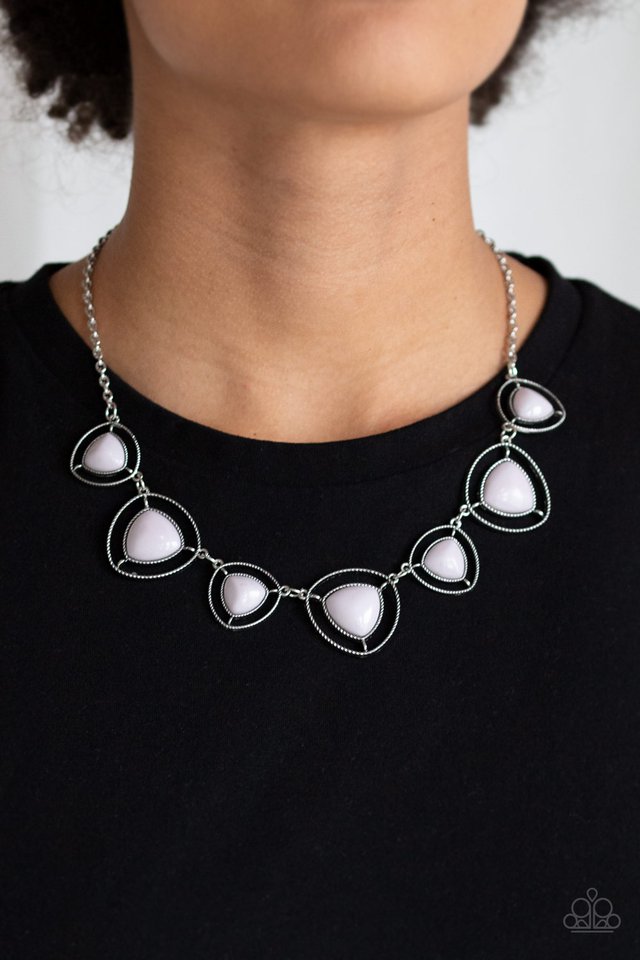 Paparazzi ~ Make A Point - Silver Necklace