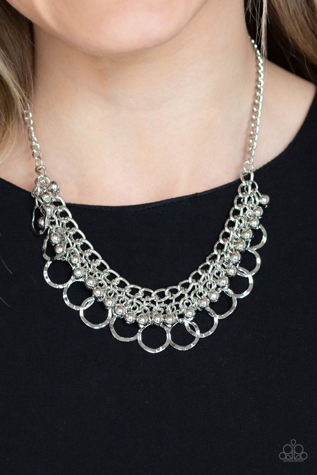 Paparazzi ~ Ring Leader Radiance - Silver Necklace