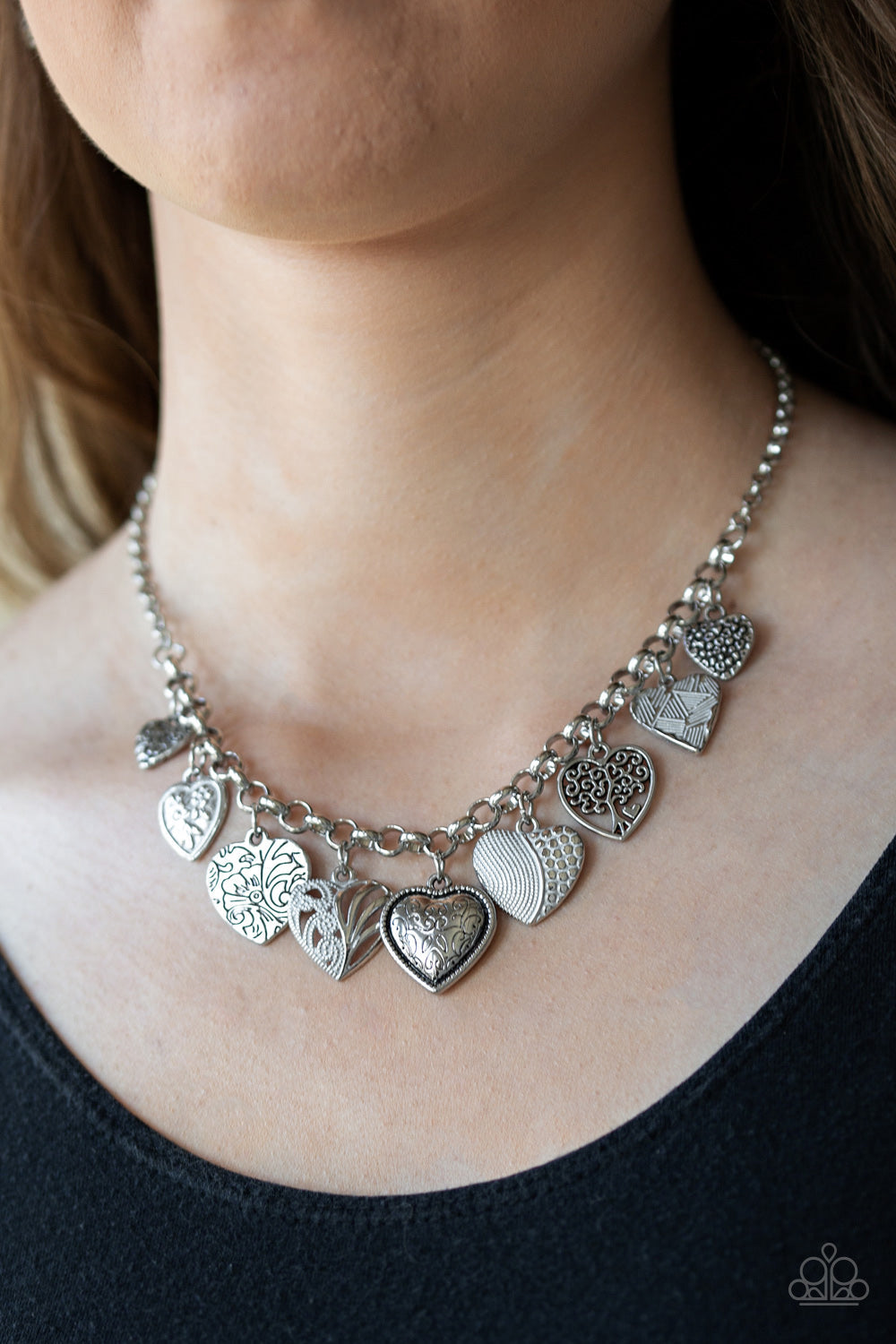 Paparazzi ~ Grow Love - White Necklace