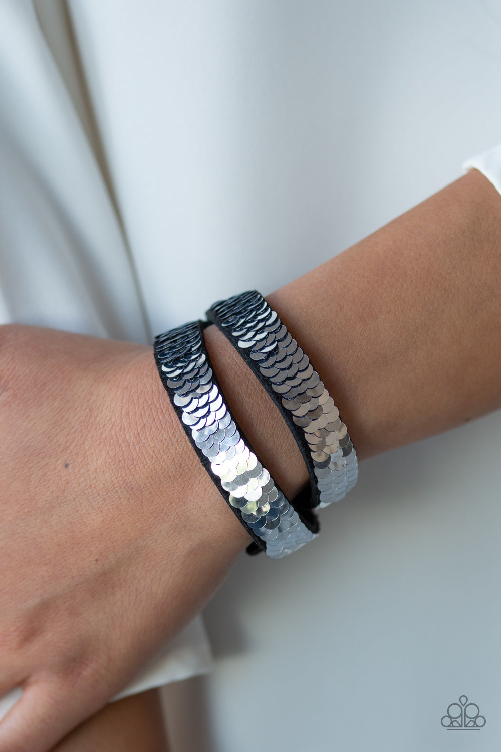 Paparazzi ~ Under The SEQUINS - Blue Bracelet