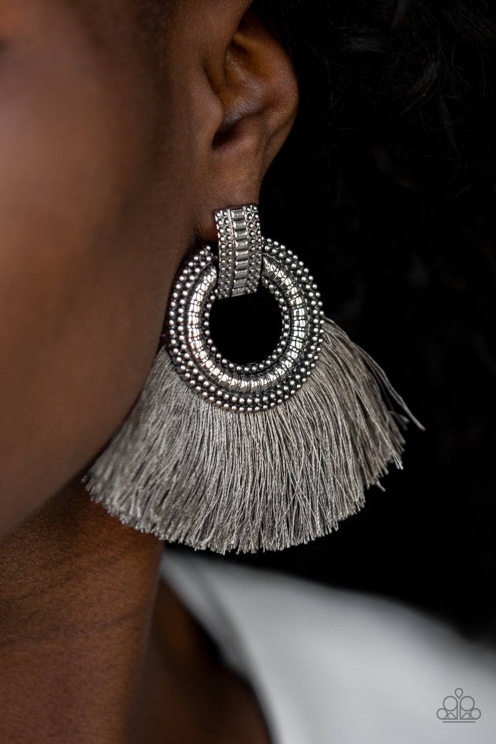 Paparazzi ~ I Am Spartacus - Silver Post Earrings